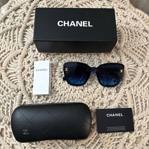 Chanel Blue Sunglasses